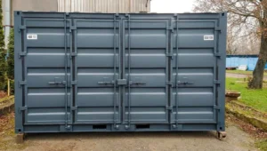 Container de stockage 15 pieds open side
